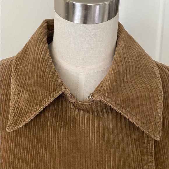 Vintage Y2K J.Crew Corduroy Trench Coat - Picture 3 of 15
